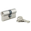 CYLINDRE SA NICKELE POUR SERRURE 3 CLES - 30X30 MM